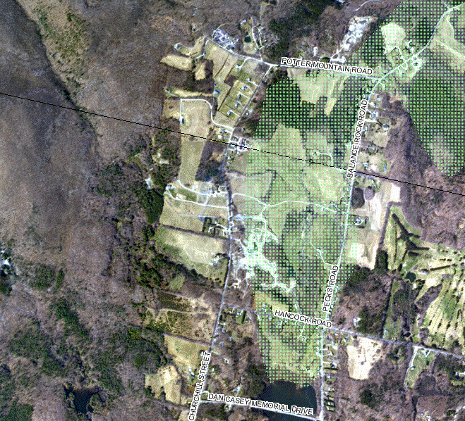 Aerial view of Churchill site