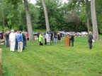 Ceremony at Fred Garner Park