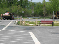 photo of new fence and sod 
