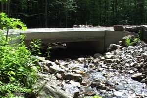 New replacement culvert (span) that meets the new standards