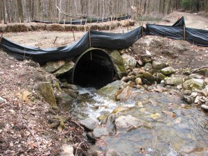 photo of a poorly designed culvert