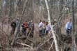 Image of Tom Tyning leading the field part of the vernal pool workshop