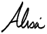 Alisa (signature)