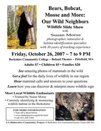 Berkshire Keeping Track Wildlife Slide Show poster