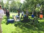 Outdoor graduation