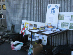 posters, waders, etc.