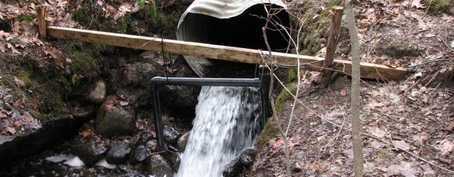a perched culvert