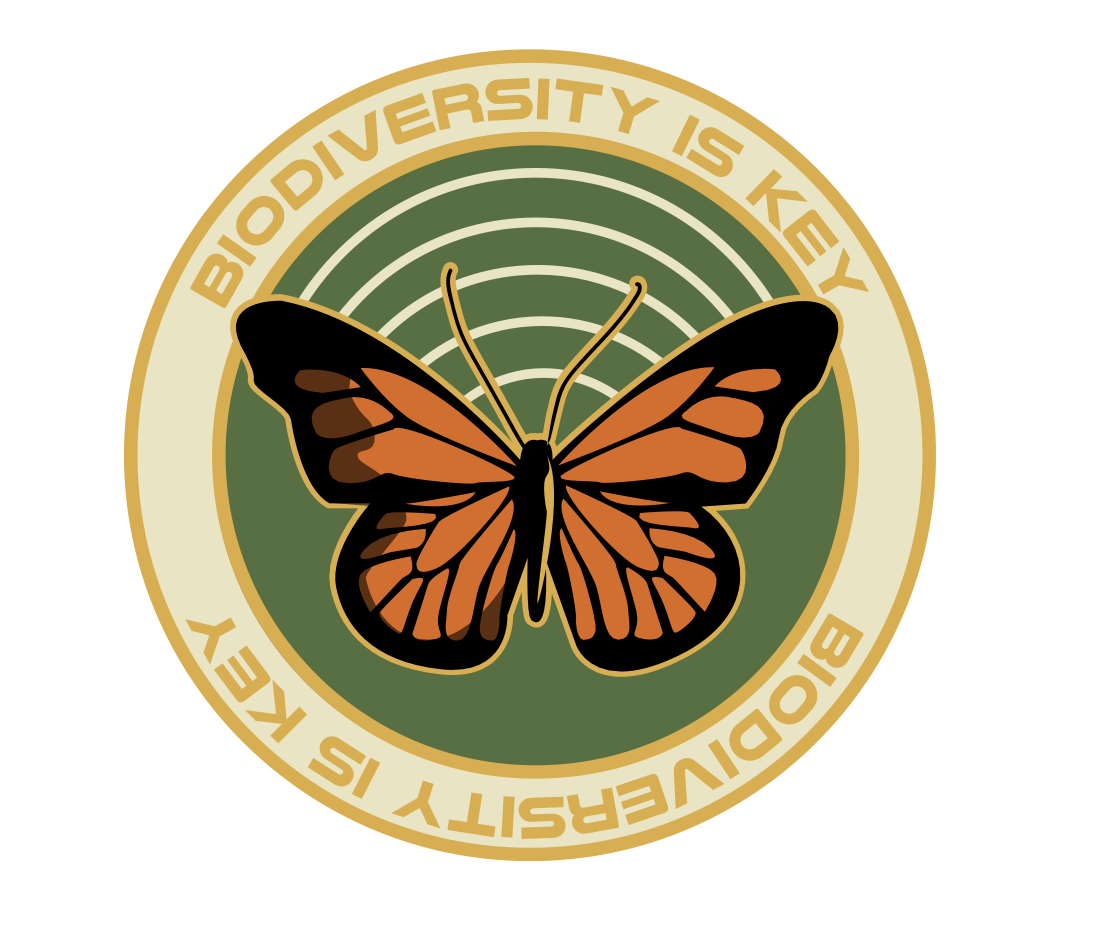Biodiversity is Key butterfly seal