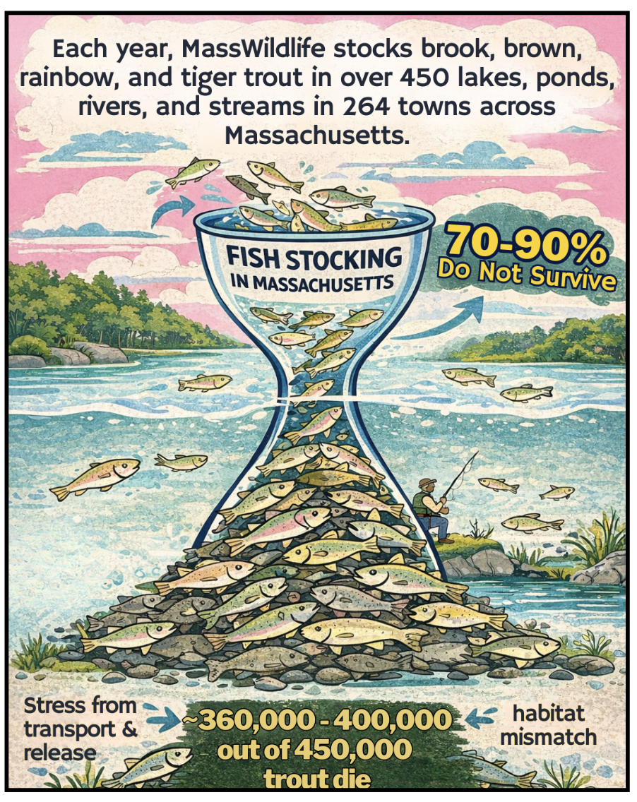 Fish mortality from stocking