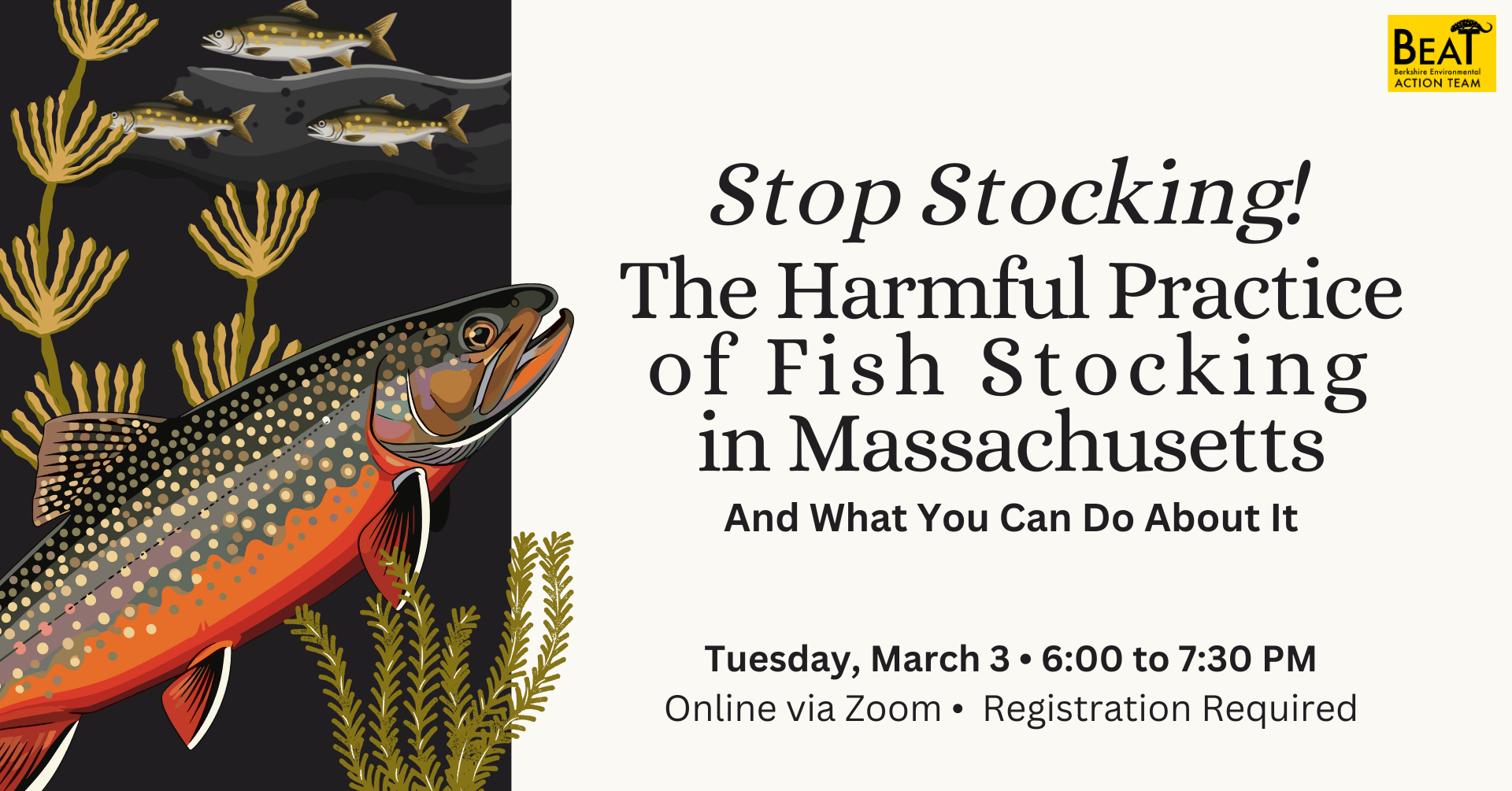 Stop Stocking: The Harmful Practice of Fish Stocking in Massachusetts and What You Can Do to Help